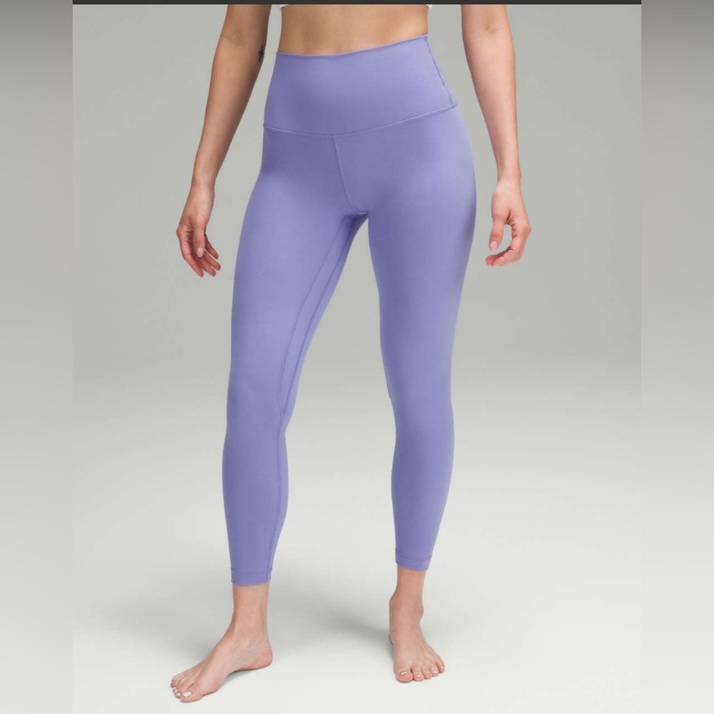 Lululemon Align High Rise Pant 25 Inch Dark Lavender Size 6